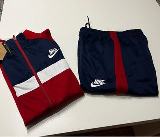 Conjunto Chándal Nike Azul y Rojo