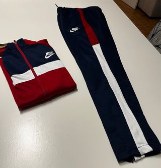 Conjunto Chándal Nike Azul y Rojo