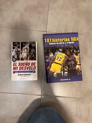Libros Baloncesto NBA: Sueño de mi Desvelo y 101 H
