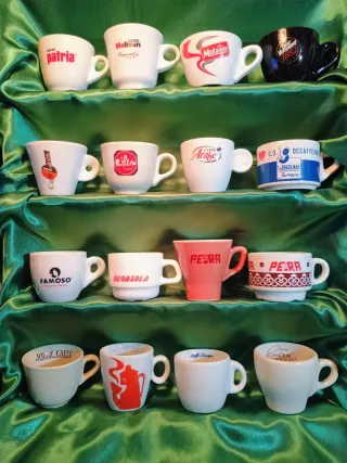 Tazzine caffè pubblicitarie - Set 16 pezzi