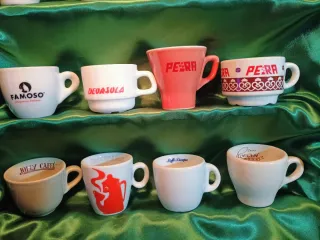 Tazzine caffè pubblicitarie - Set 16 pezzi