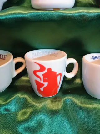 Tazzine caffè pubblicitarie - Set 16 pezzi