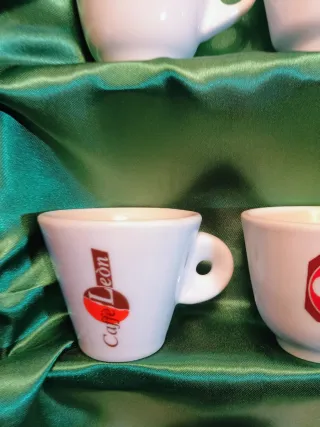 Tazzine caffè pubblicitarie - Set 16 pezzi