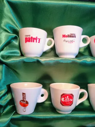 Tazzine caffè pubblicitarie - Set 16 pezzi