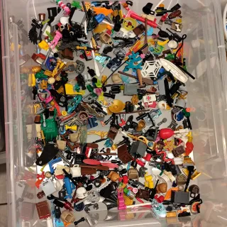 Lego accessori per minifigure lotto misto 50pz