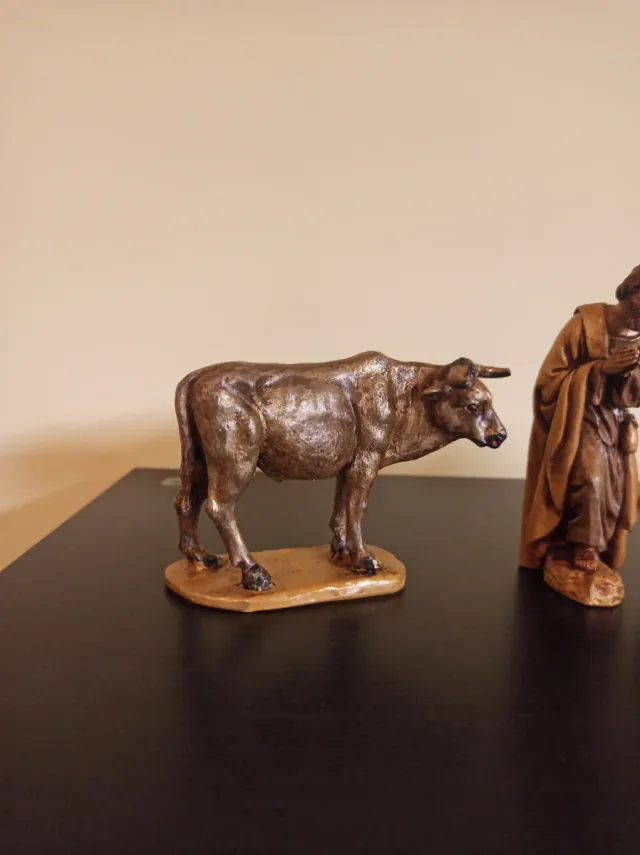 Figuras Belén: Virgen, San José, Niño, animales