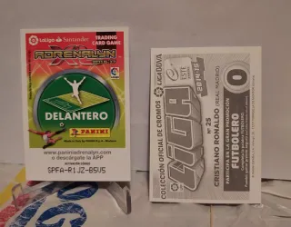 Lote 2 cristiano ronaldo cr7 adrenalyn y liga este