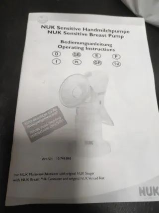 Sacaleches NUK Sensitive Ergonomico