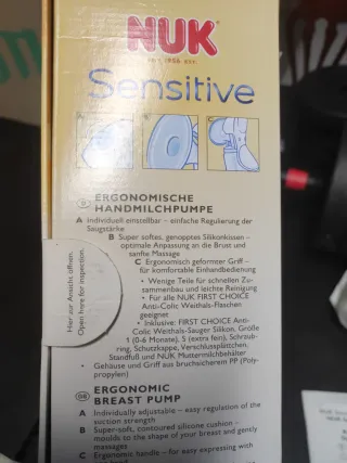 Sacaleches NUK Sensitive Ergonomico