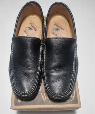 Mocasines Fluchos Negro Talla 44