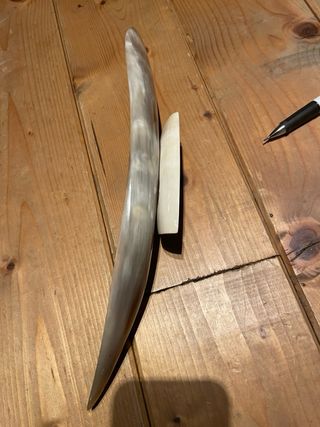 Porta penne in corno