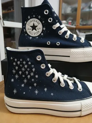 Converse ricamate Tg 37