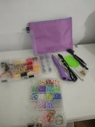 Kit Manualidades Pistola Pegar Brillantes