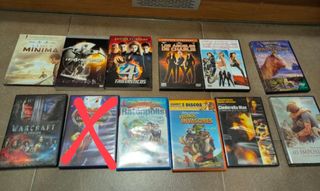 Lote PelisDVD Acción/Aventura/Animación (2x5euros)