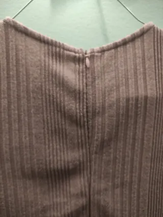 Vestido invierno de punto manga larga