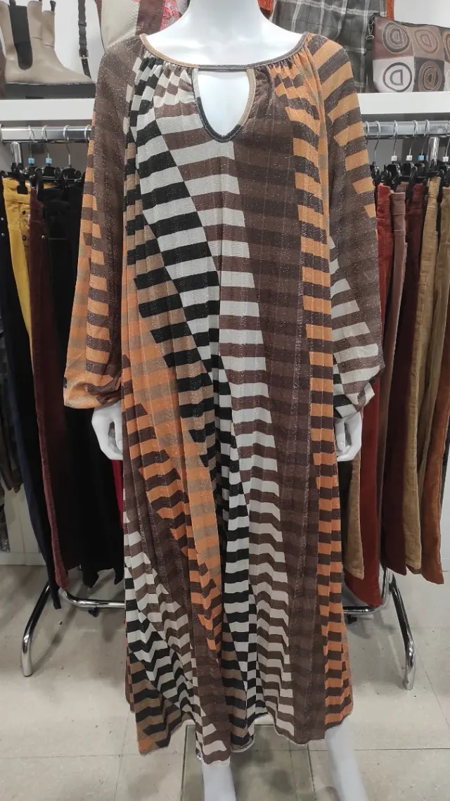 Vestito lungo stampato Taglia XL/XXL