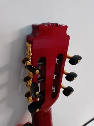 Guitarra flamenca autoamplificada