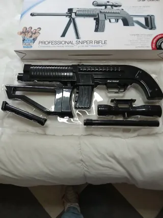Sniper Rifle + Juego Call of Duty Black Ops Wii
