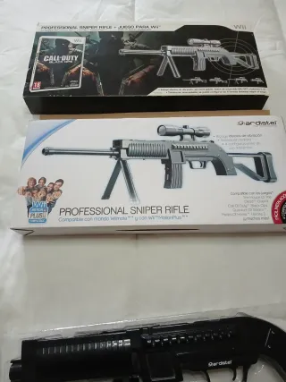 Sniper Rifle + Juego Call of Duty Black Ops Wii