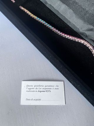 Pulsera rivière piedras mixtas.