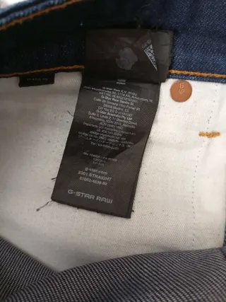 Pantalón vaquero G-Star RAW azul hombre