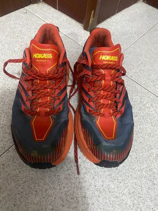 Zapatillas Hoka Speedgoat 4 Azul/Rojo