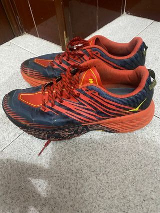 Zapatillas Hoka Speedgoat 4 Azul/Rojo