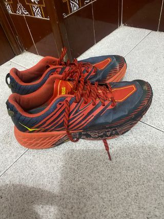 Zapatillas Hoka Speedgoat 4 Azul/Rojo