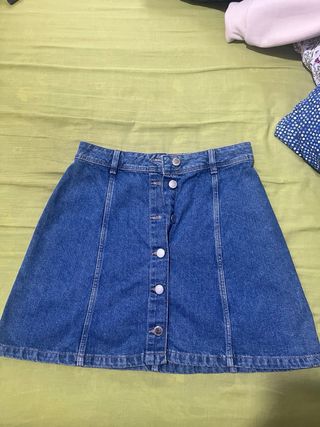 Falda vaquera azul