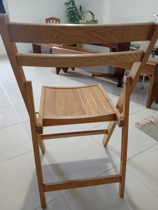 Sedie pieghevoli in legno