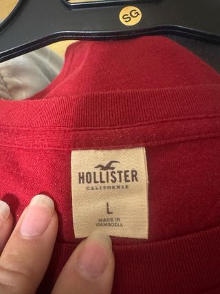 Camiseta Hollister California Talla L