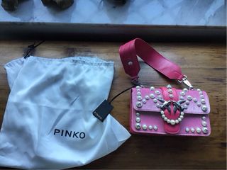 Pinko Borsa Gioiello Rosa Perle