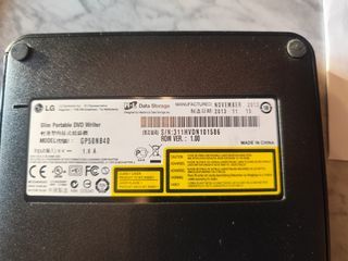 GRABADORA LG GP50 DVD Externa Portátil