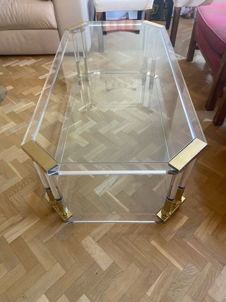 ELEGANTE TAVOLO IN CRISTALLO