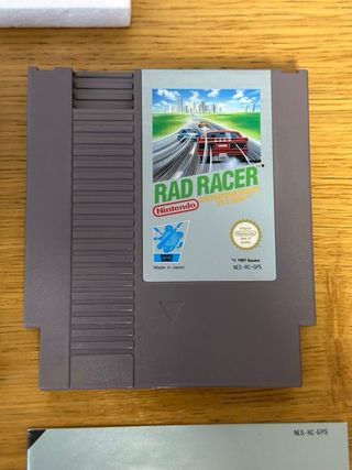 Rad Racer NES Nintendo Caja Europea