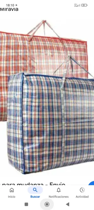 Bolsas rafia mudanza