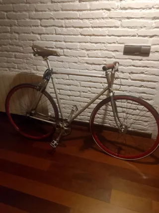 Bicicleta Fixie/Paseo Ruedas Rojas