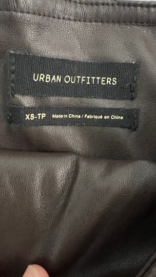 Minifalda marrón plisada