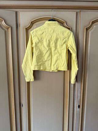 Giacca gialla cropped 7-8 anni