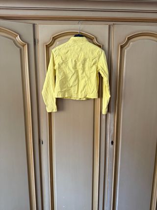 Giacca gialla cropped 7-8 anni