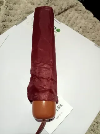 Paraguas bolso granate nuevo