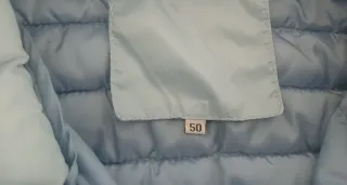 Chaleco juvenil azul talla 50