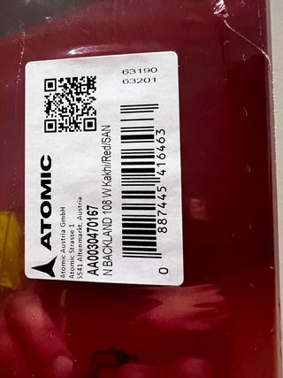 Esquís Atomic Backland 108W