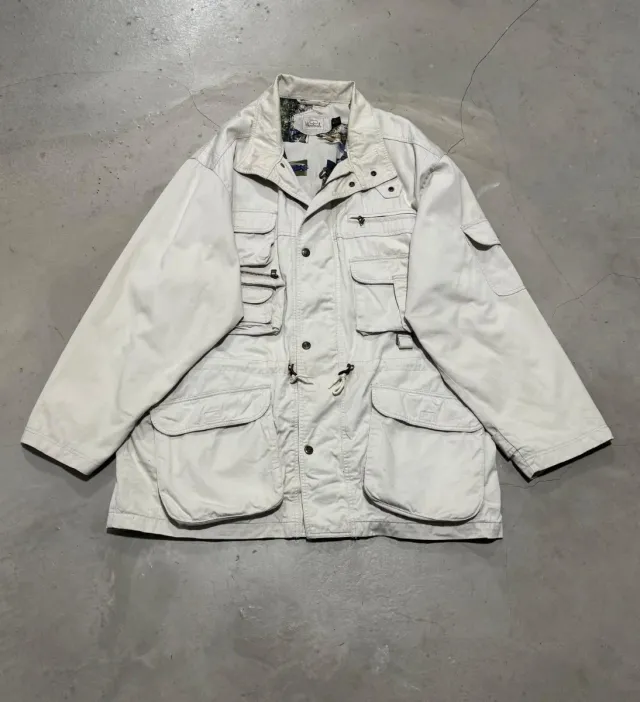 Woolrich parka vintage beige