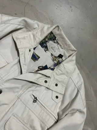 Woolrich parka vintage beige