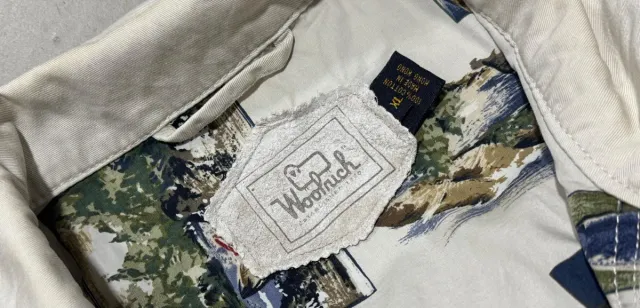 Woolrich parka vintage beige