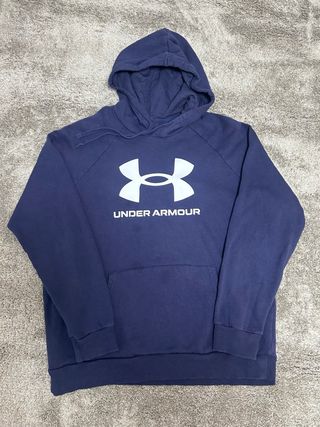 Sudadera Under Armour Logo Azul Talla L