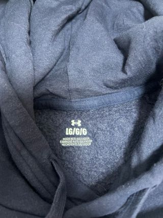 Sudadera Under Armour Logo Azul Talla L