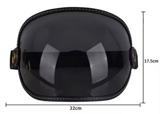 Gafas retro para casco moto