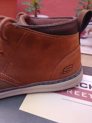 Skechers Regano en piel - Botas de cuero hombre